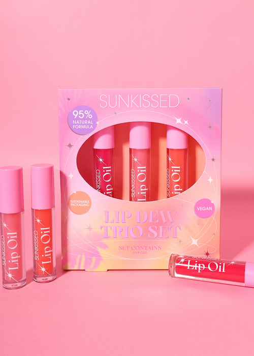 Sunkissed Lip Dew Lip Oil Trio Gift Set - One Size Image 2