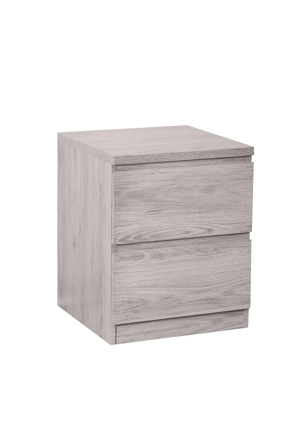 Julian Bowen Jupiter 2 Drawer Bedside in Grey Oak (57 x 45 x 45cm) - No Size Image 2