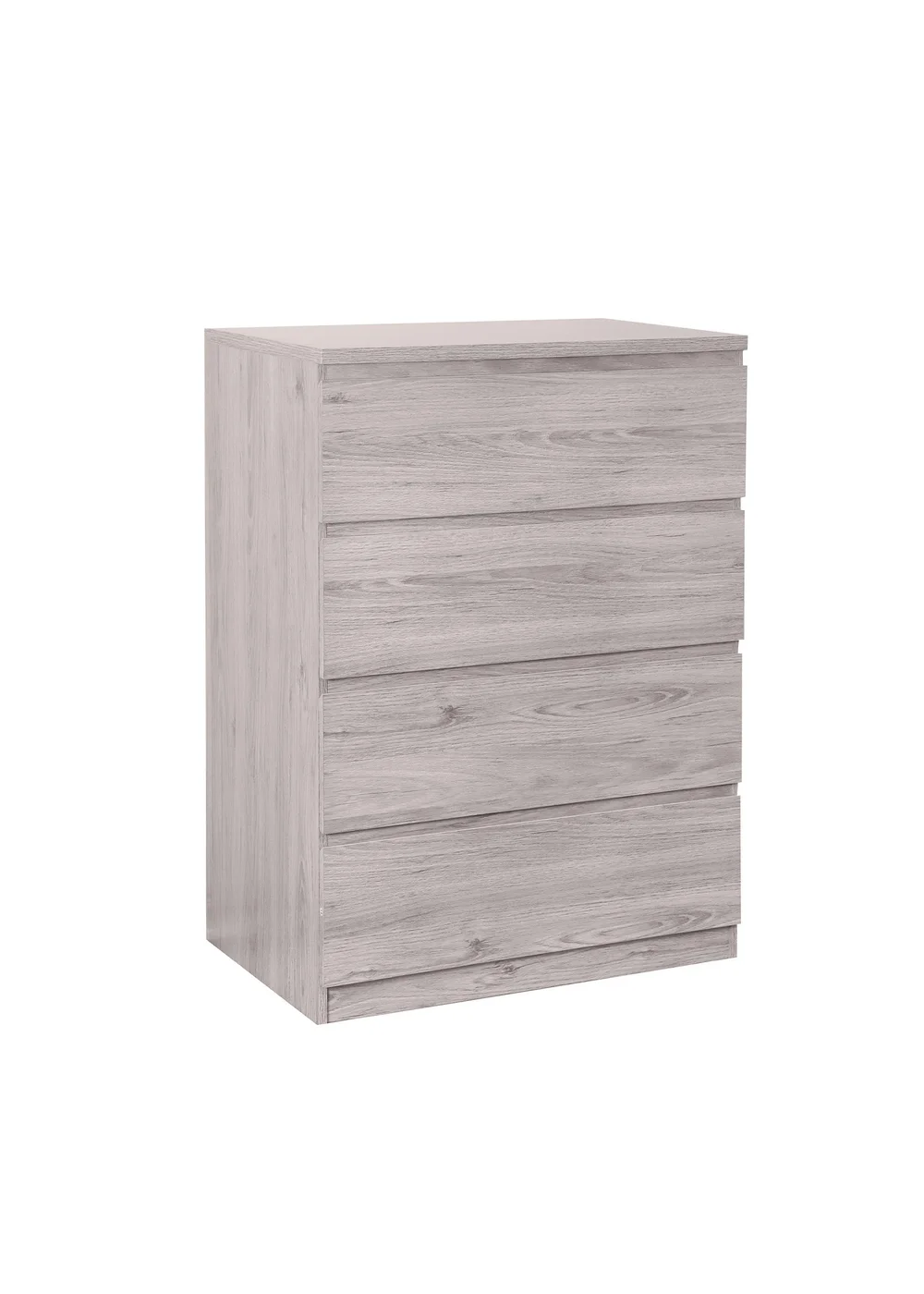 Julian Bowen Jupiter 4 Drawer Chest in Grey Oak (111 x 82 x 50cm) - One Size Image 2