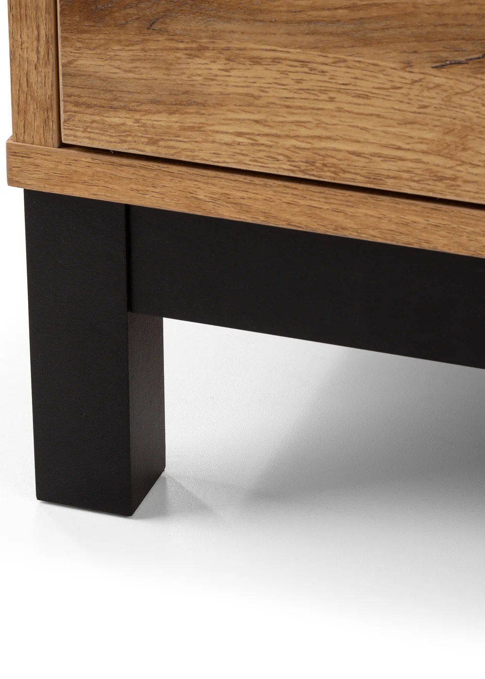 Julian Bowen Bali 2 Door 1 Drawer Wardrobe in Light Oak (185 x 92 x 55cm) - No Size Image 4