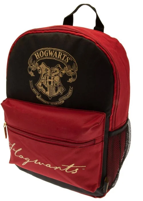 Harry Potter Black Hogwarts Backpack - One Size Image 3