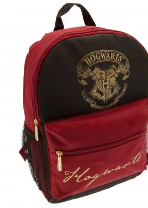 Harry Potter Black Hogwarts Backpack - One Size Image 4