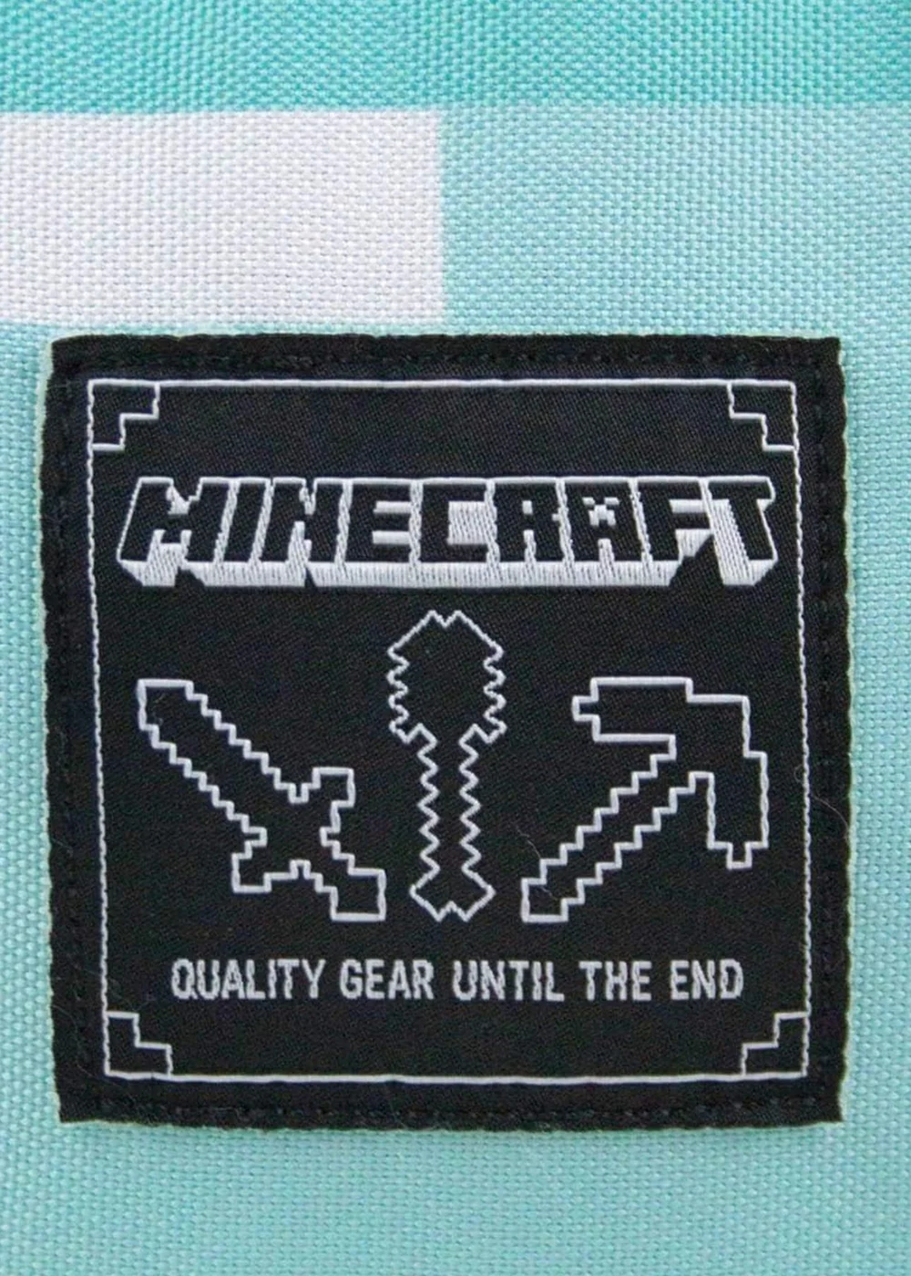 Minecraft Blue Mini Diamond Backpack - One Size Image 5