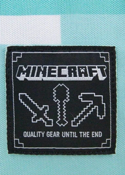 Minecraft Blue Mini Diamond Backpack - One Size Image 5