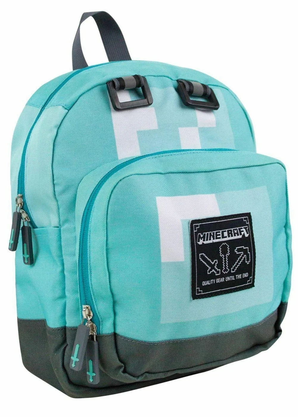 Minecraft Blue Mini Diamond Backpack - One Size Image 3