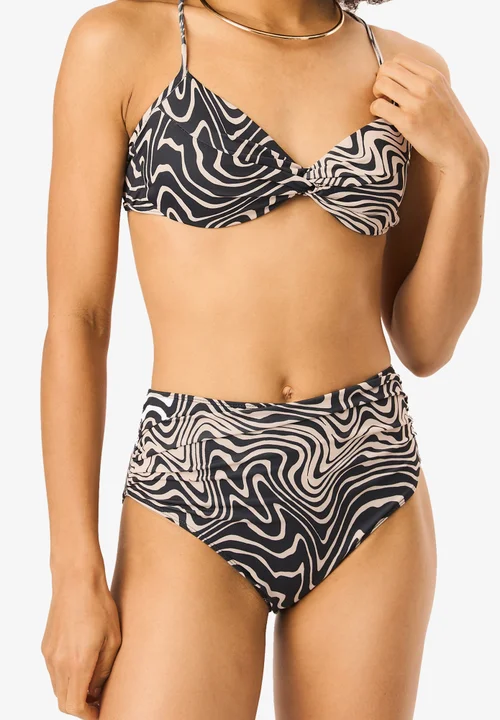 Gini London Mono Swirl Bikini Top - 8 Image 3