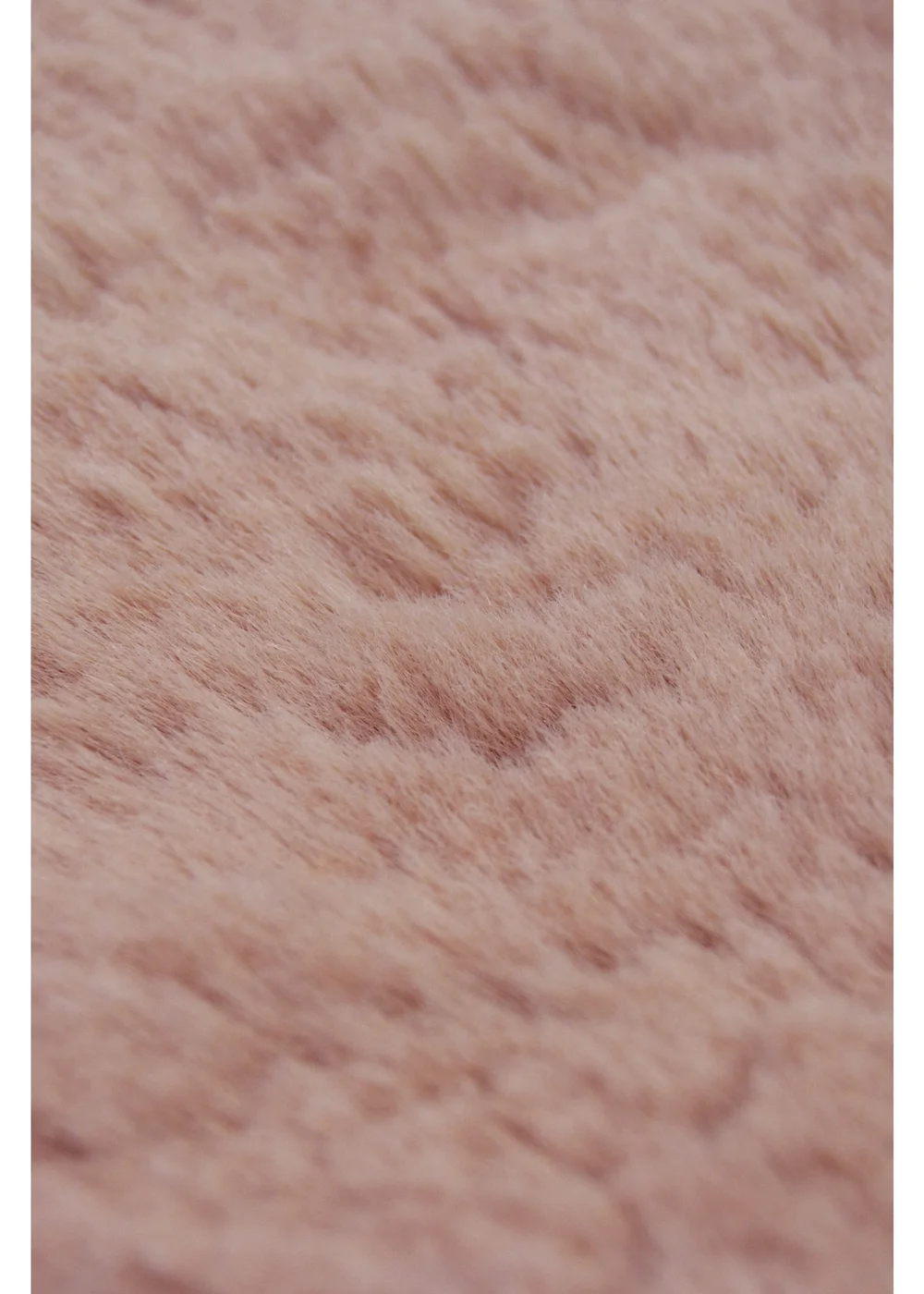 Homemaker Blush Luxury Fur Quad Rug - 105 X 140 Image 2