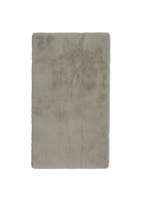 Homemaker Natural Luxury Fur Oblong Rug - 70 X 120 Image 1