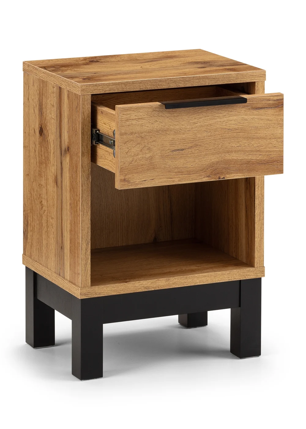 Julian Bowen Bali 1 Drawer Bedside in Light Brown (50 x 35 x 26cm) - No Size Image 4