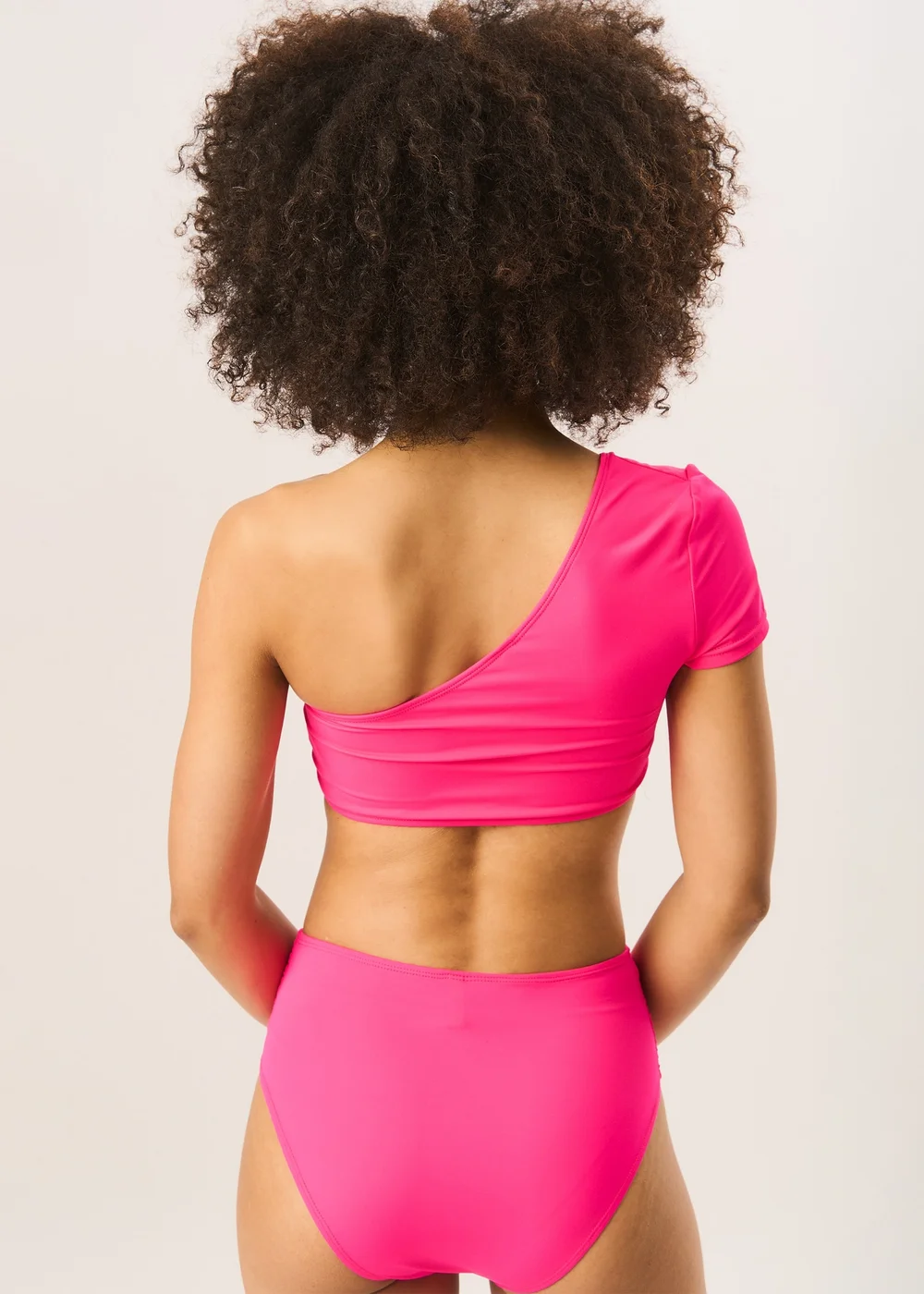 Gini London Fuchsia High Waisted Bikini Bottoms - 8 Image 2