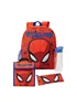 Spider-Man Kids Red Backpack Set (Pack of 4) - 5XL Image 1
