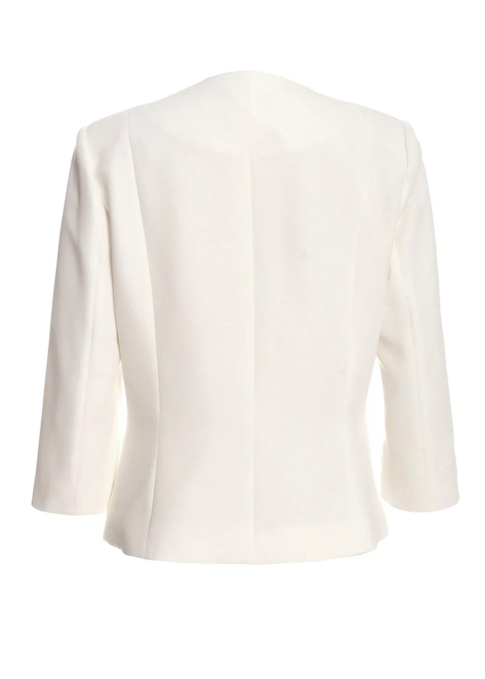 Quiz Cream Tailored Cropped Blazer - 6 Image 5