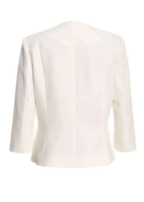 Quiz Cream Tailored Cropped Blazer - 6 Image 5