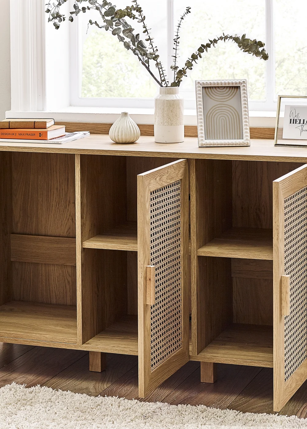 Julian Bowen Brown Sydney 3 Door Sideboard (75 x 120 x 41cm) - One Size Image 4