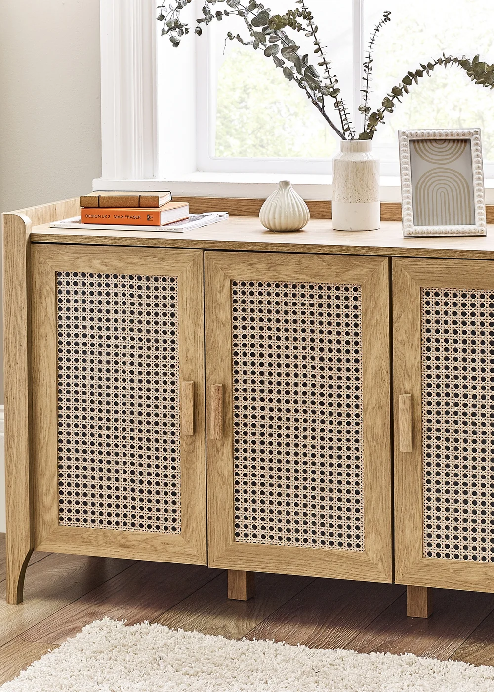 Julian Bowen Brown Sydney 3 Door Sideboard (75 x 120 x 41cm) - One Size Image 1