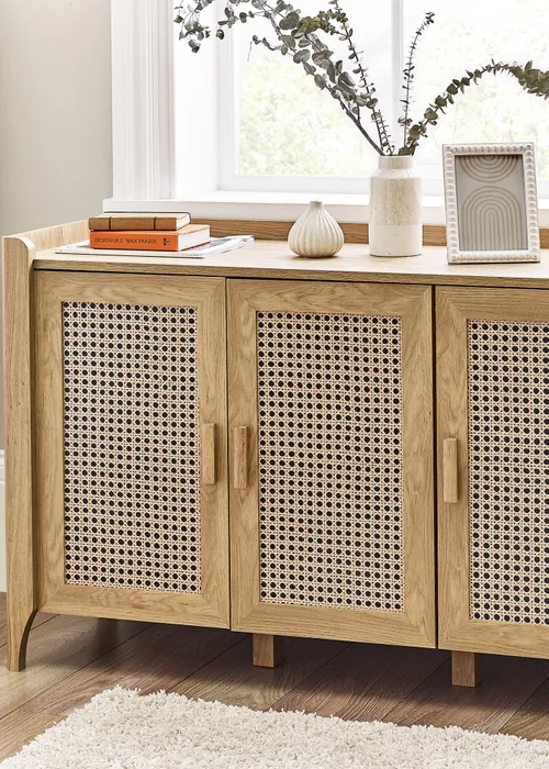 Julian Bowen Brown Sydney 3 Door Sideboard (75 x 120 x 41cm) - One Size Image 1