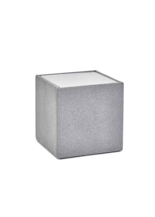 Julian Bowen Silver Rohe Lamp Table (45 x 45 x 45cm) - No Size Image 2