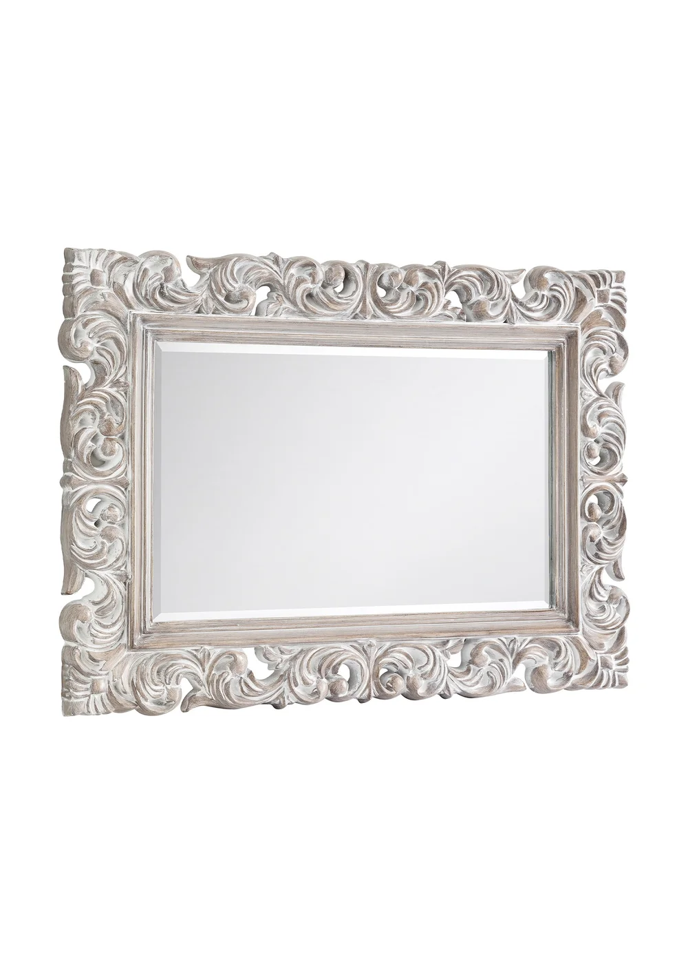 Julian Bowen Baroque Distressed Wall Mirror (82 x 113 x 4cm) - One Size Image 3