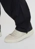 Threadbare Black Skate Cotton Relaxed Fit Cuffed Trousers - Medium Image 3