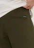 Threadbare Khaki Linen Blend Drawcord Trousers - 2XL Image 3