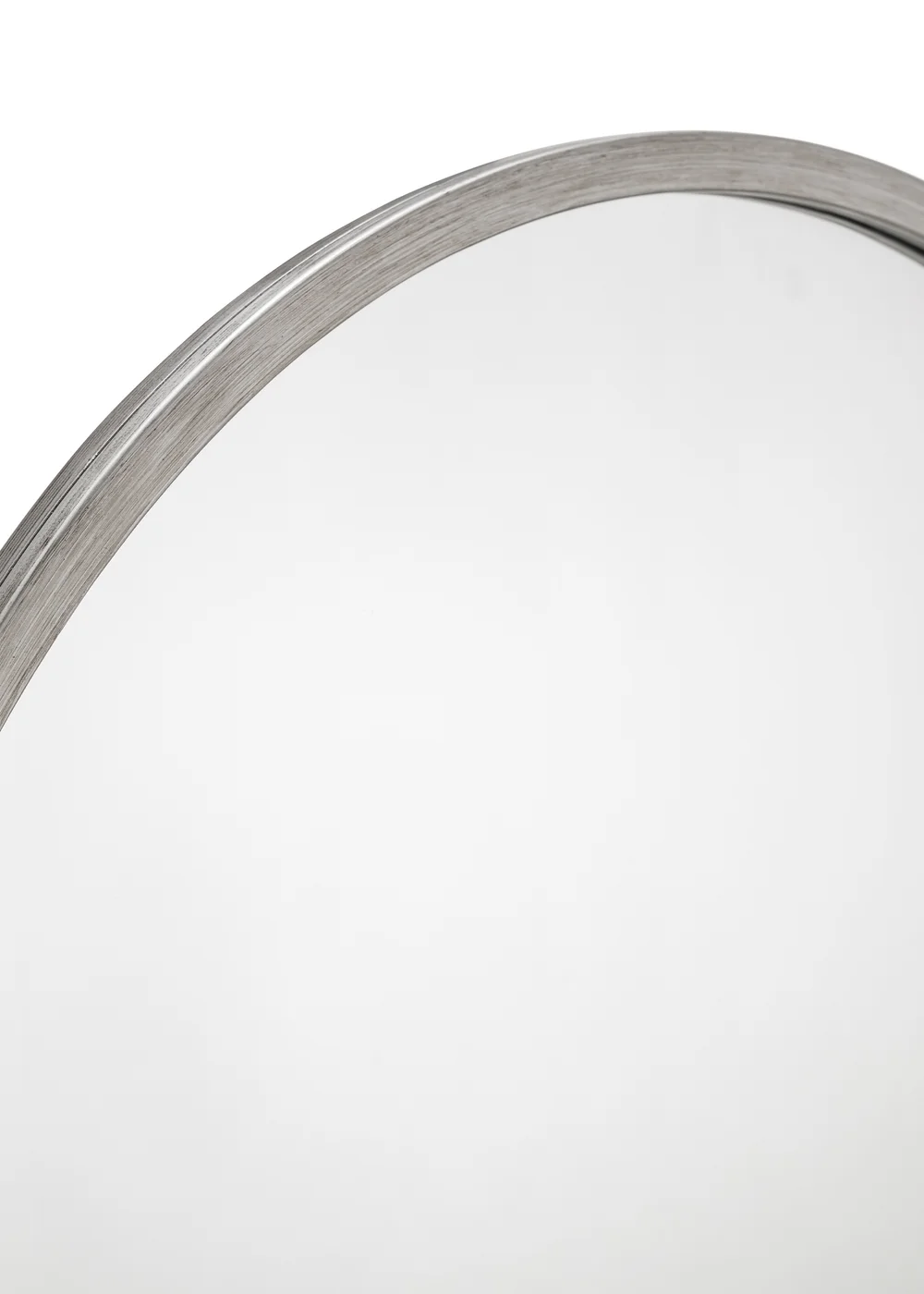 Julian Bowen Octave Round Pewter Wall Mirror (80 x 80 x 2cm) - No Size Image 3