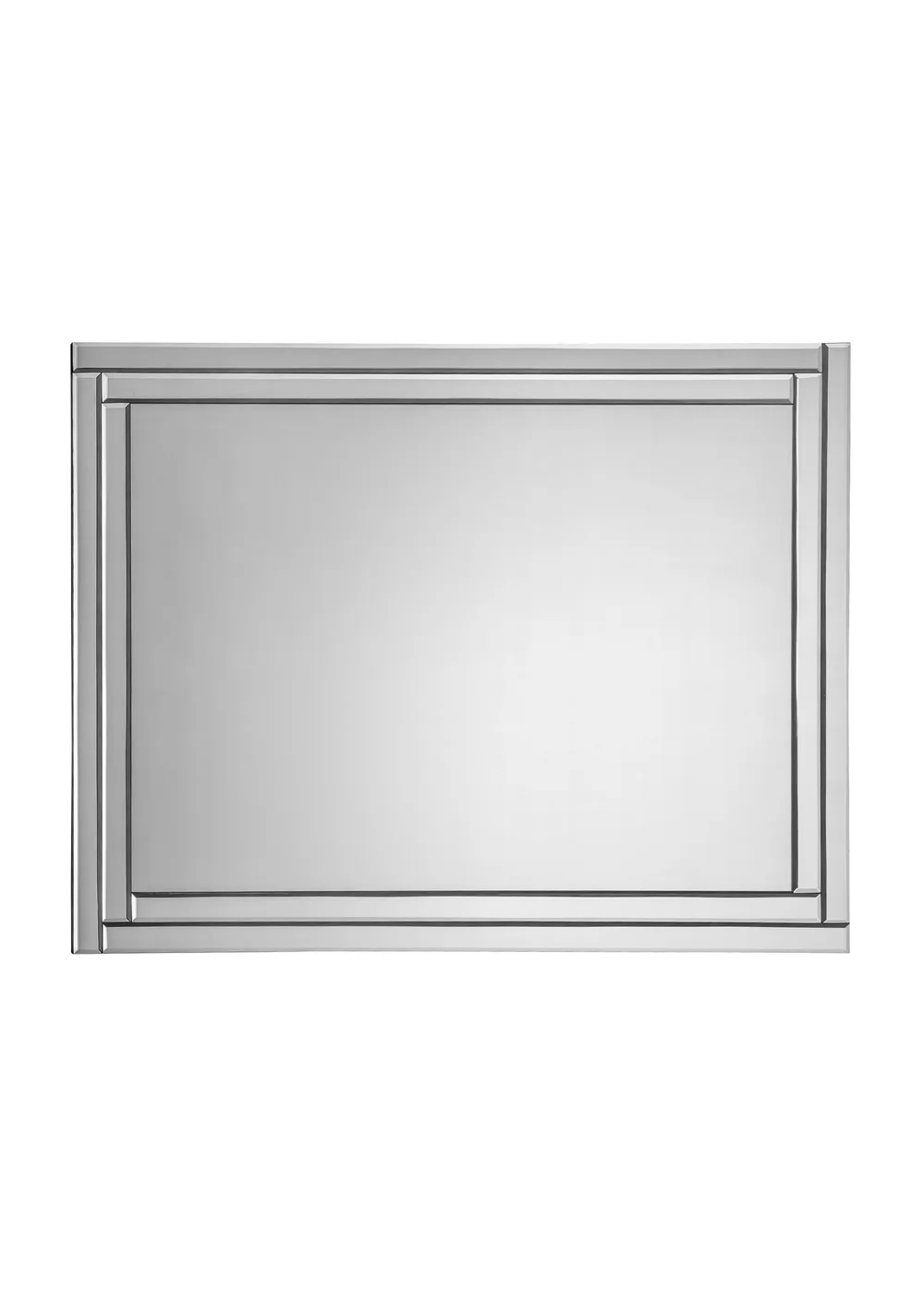 Julian Bowen Deco Frameless Wall Mirror (80 x 60 x 2cm) - One Size Image 2