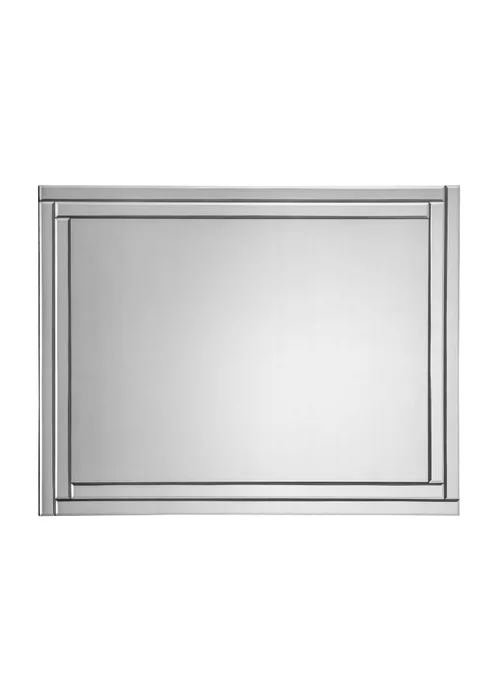 Julian Bowen Deco Frameless Wall Mirror (80 x 60 x 2cm) - One Size Image 2