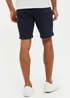 Threadbare Navy Waffle Textured Sweat Shorts - XL Image 2