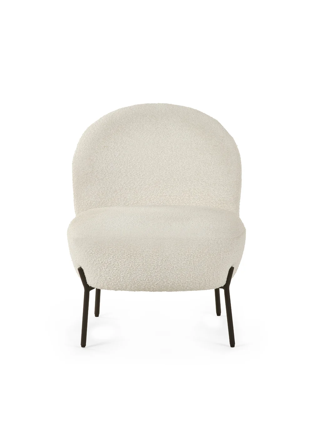 Julian Bowen Ivory Lulu Boucle Accent Chair (77 x 60 x 64cm) - No Size Image 5