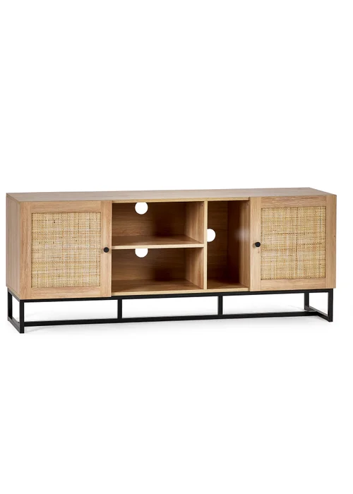 Julian Bowen Brown Padstow Tv Unit (60 x 150 x 40cm) - No Size Image 2