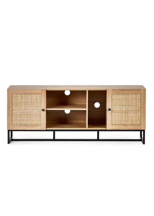 Julian Bowen Brown Padstow Tv Unit (60 x 150 x 40cm) - No Size Image 5