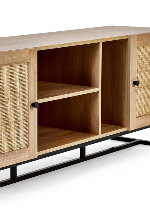 Julian Bowen Brown Padstow Tv Unit (60 x 150 x 40cm) - No Size Image 4
