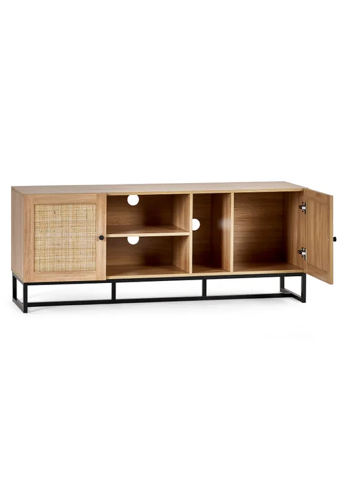 Julian Bowen Brown Padstow Tv Unit (60 x 150 x 40cm) - No Size Image 3
