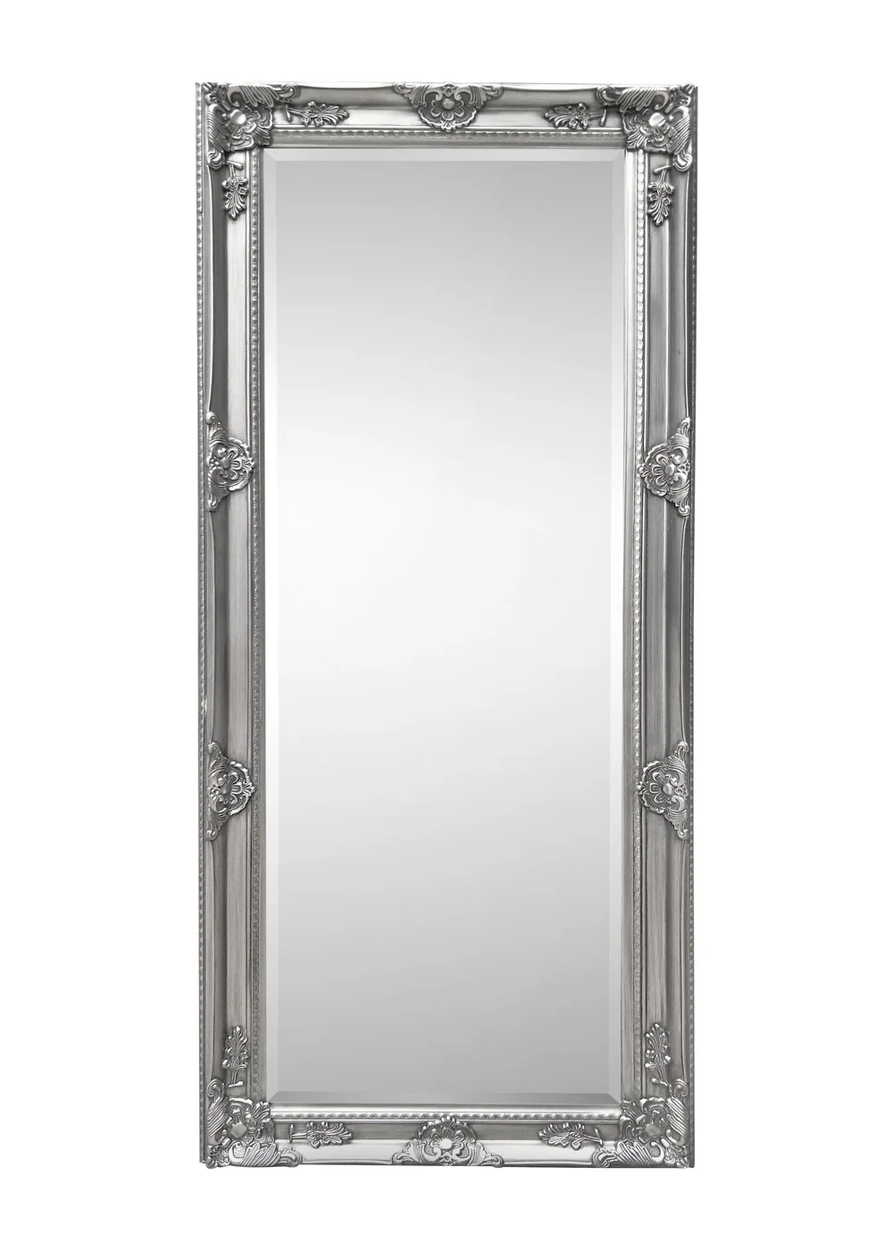 Julian Bowen Pewter Palais Lean to Dress Mirror (170 x 70 x 6cm) - No Size Image 2