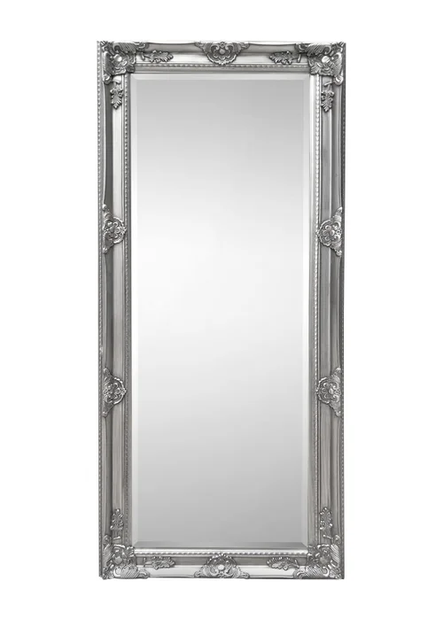Julian Bowen Pewter Palais Lean to Dress Mirror (170 x 70 x 6cm) - No Size Image 2