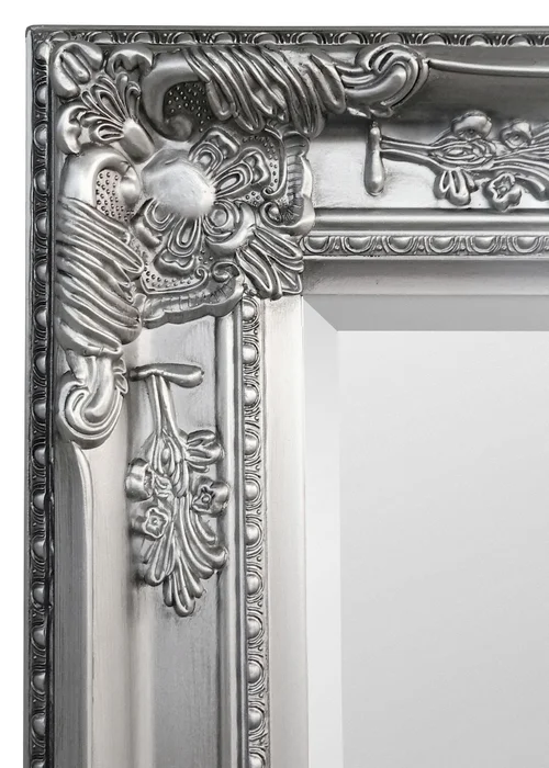 Julian Bowen Pewter Palais Lean to Dress Mirror (170 x 70 x 6cm) - No Size Image 4