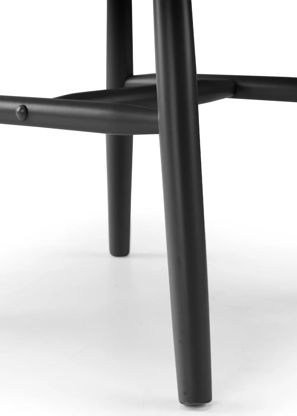 Julian Bowen Black Spindle Back Dining Chairs Set of 2 (92.5 x 44 x 53cm) - One Size Image 4