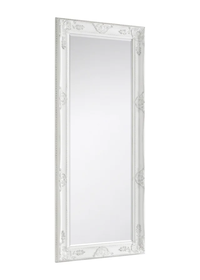 Julian Bowen Palais White Lean To Dress Mirror (170 x 70 x 6cm)