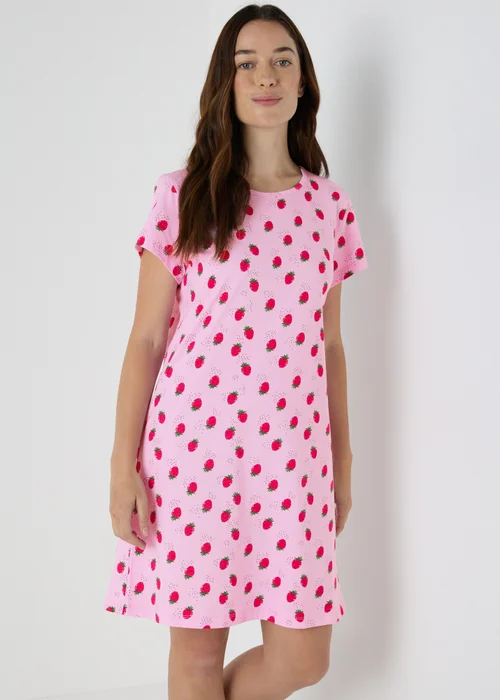Pink Strawberry Nightie - Extra small Image 1