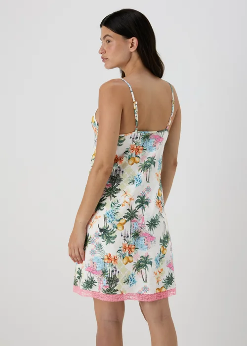 Tropical Print Soft Touch Nightie - Small Image 2