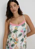 Tropical Print Soft Touch Nightie - Small Image 3