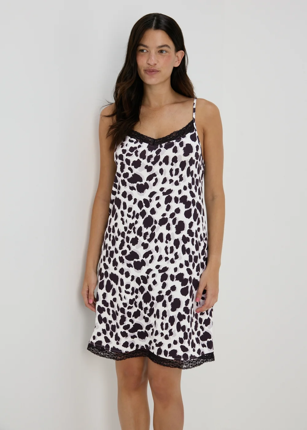 Animal Print Soft Touch Nightie - Small Image 3