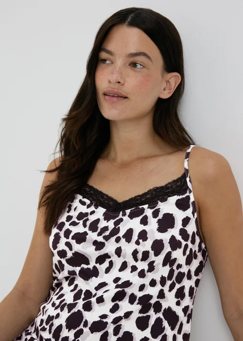 Animal Print Soft Touch Nightie - Small Image 1