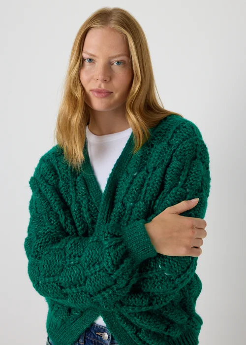 Teal Lofty Cardigan - XS Image 1