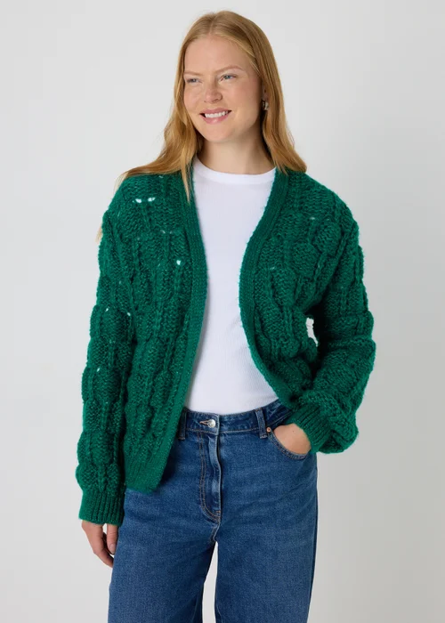 Teal Lofty Cardigan - XS Image 3
