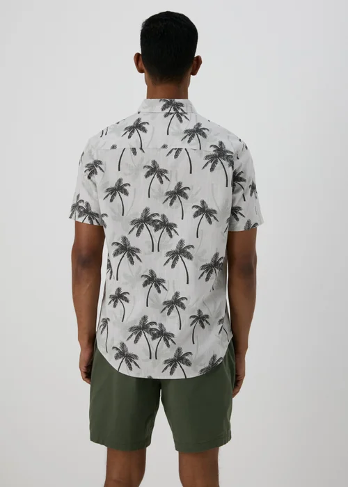 Ecru Palm Tree Shirt - S Image 2