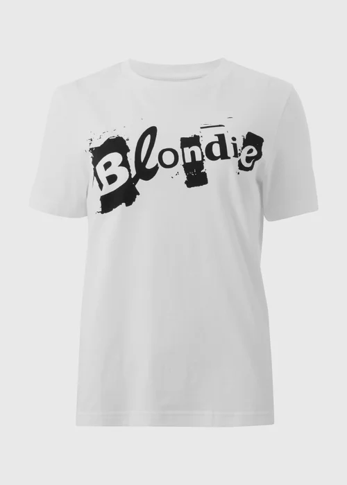 Blondie White Graphic T-Shirt - Small Image 4