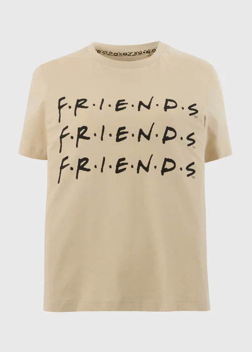 Cream Friends Graphic T-Shirt - Small Image 4