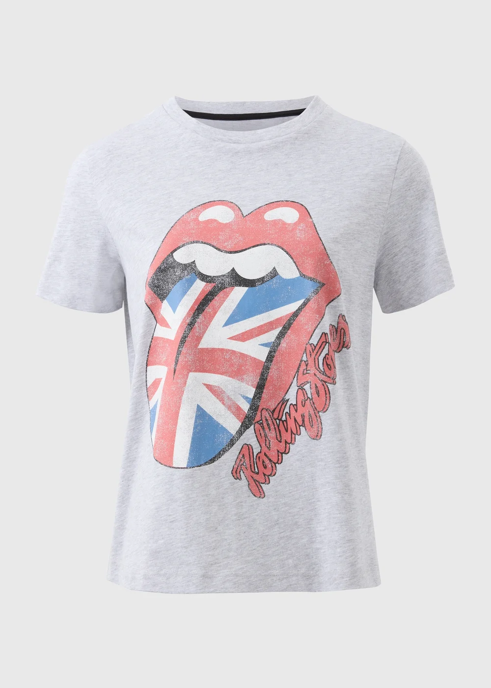 Rolling Stones Grey Band T-Shirt - Small Image 4
