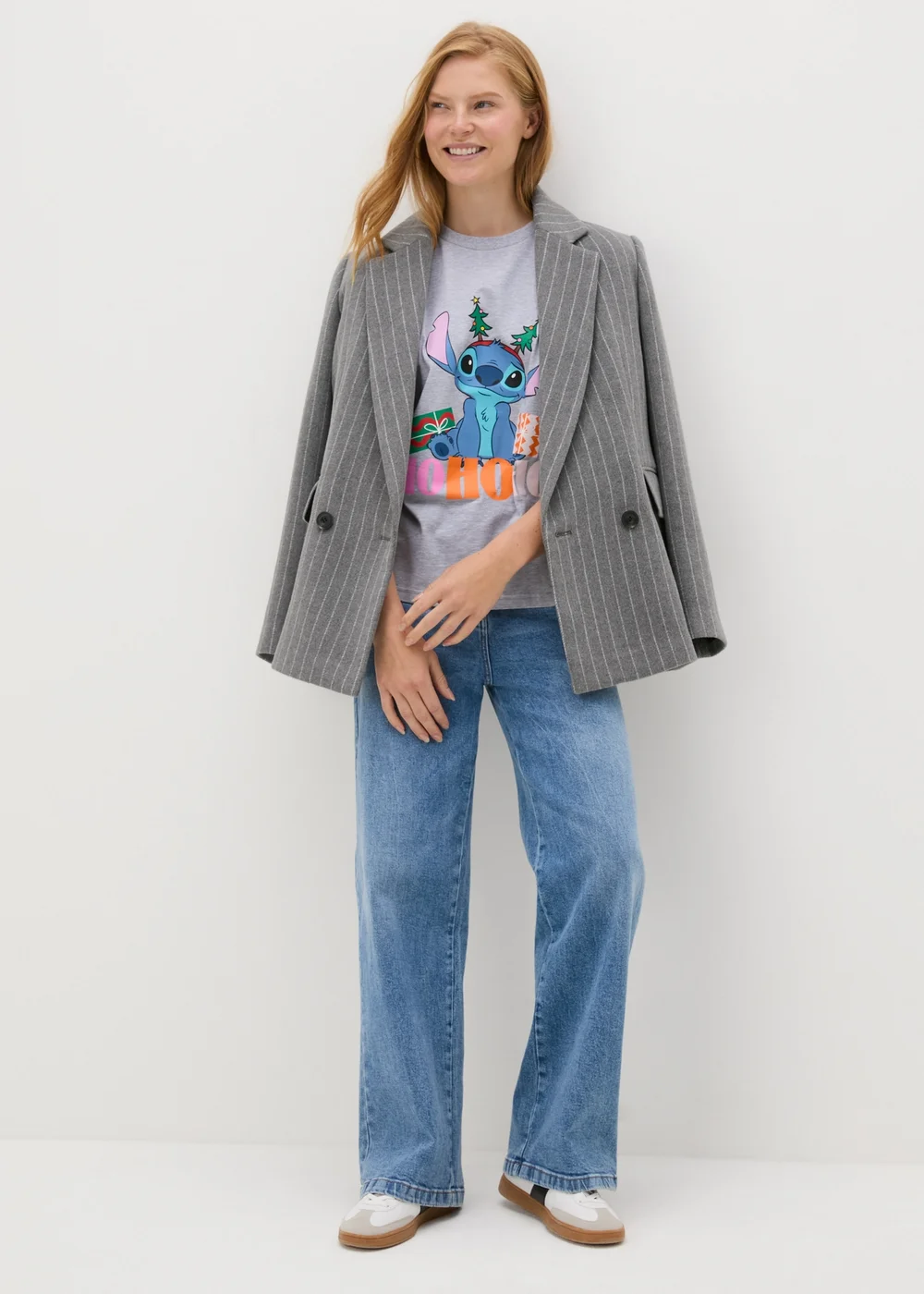 Grey Stitchmas T-Shirt - Small Image 3